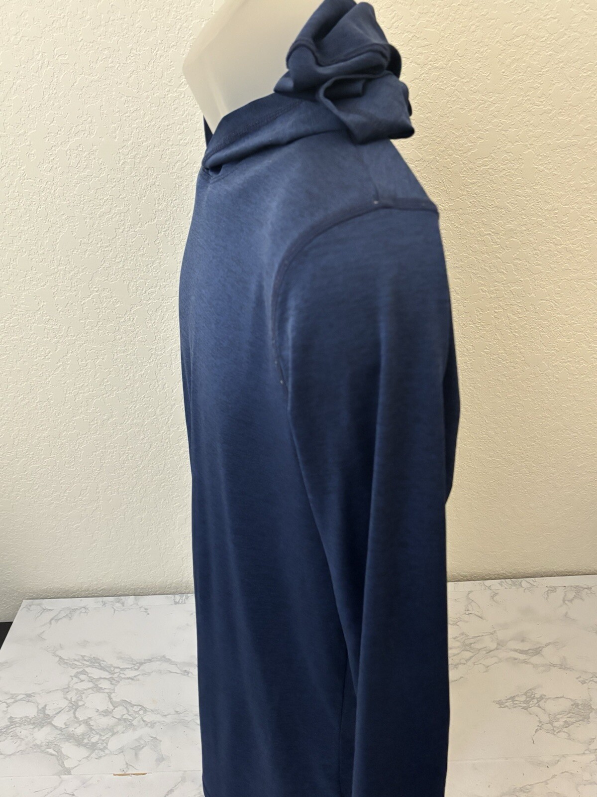 BCG Mens Athletic Dri-fit Long Sleeve Pullover With Hood Size S Pullover Y gallery