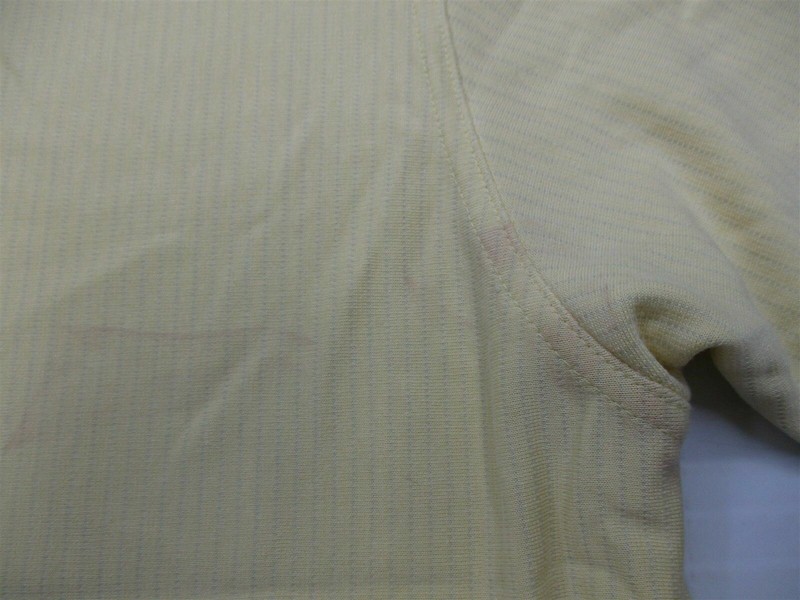 NIKE GOLF Men's Size L GOLF Short Sleeve Yellow Striped Polo Shirt gallery