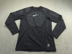 ​Nike Shirt Mens Large Black Pro Hyperwarm Shield Compression Long Sleeve Top