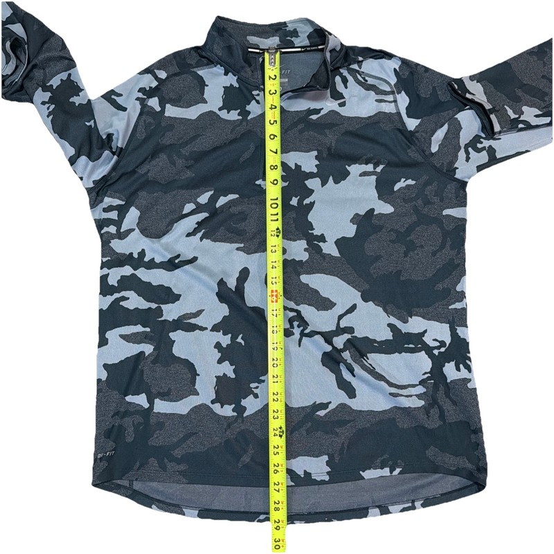 Nike Running Pullover Men's XL Camo Dri Fit 1/4 Zip Workout Reflective gallery