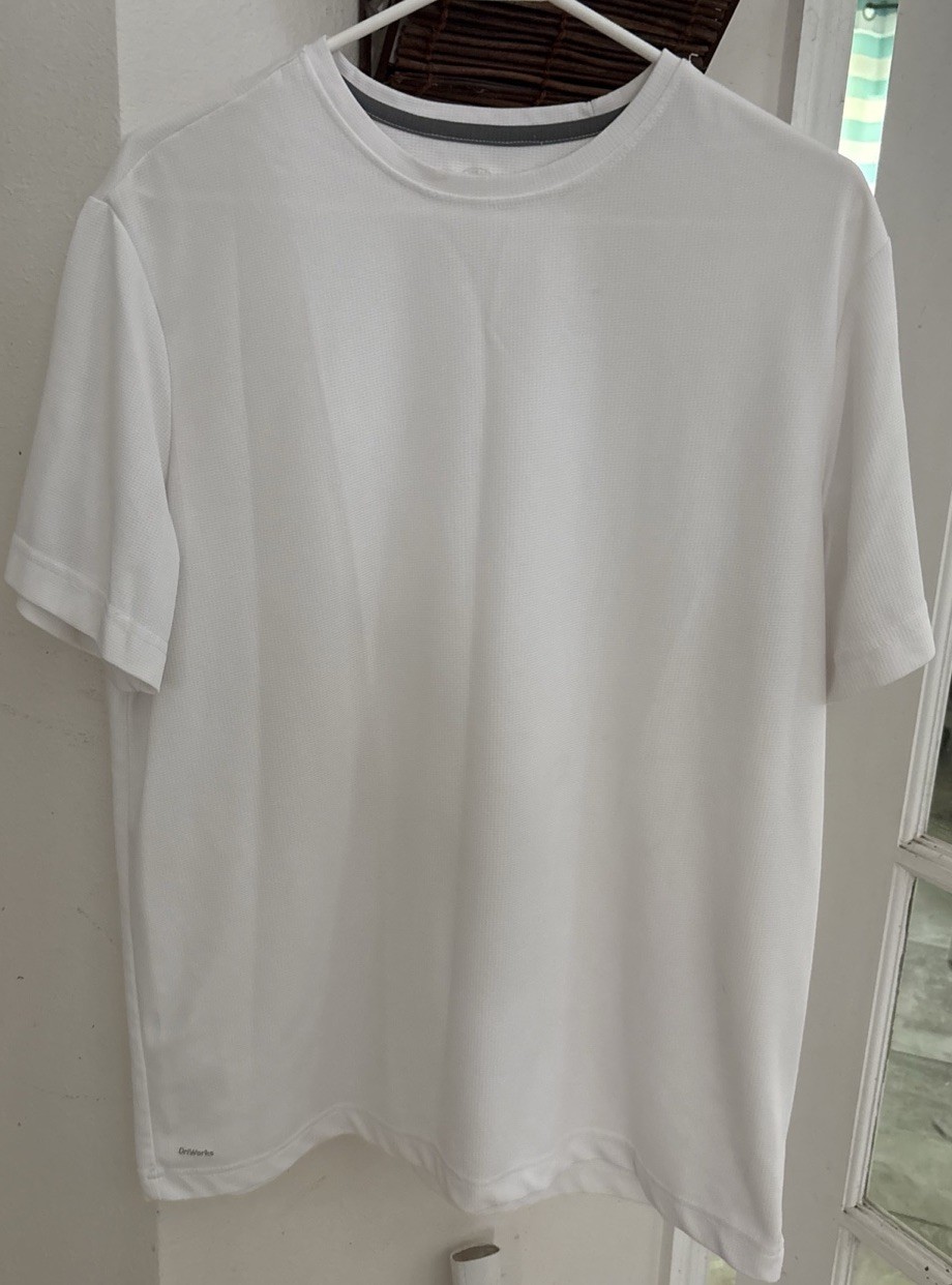 Athletic Works White DriWorks Active Top size L gallery