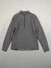Lululemon Surge Warm 1/4 Zip Men’s XL Gray 1/2 Zip Pullover Performance Running