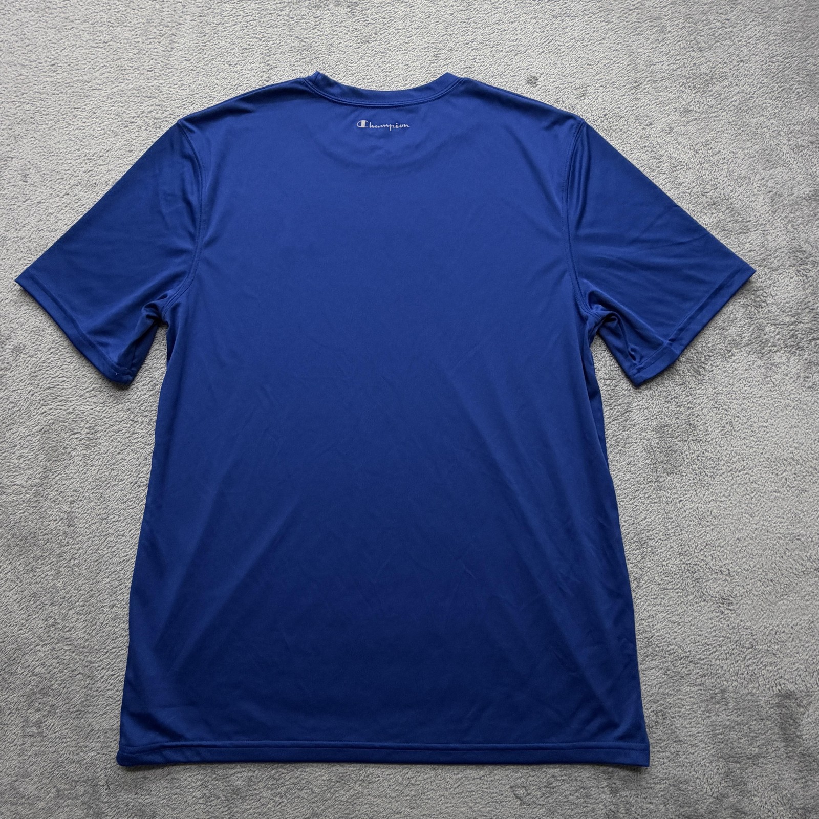 Champion Performance Shirt Mens Medium Blue Athletic Crewneck Short Sleeve Tee gallery