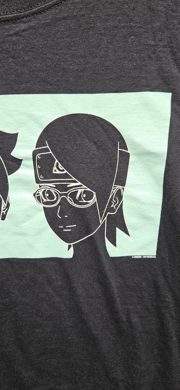Boruto & Sarada Naruto Graphic Mens Unisex T-Shirt Size L Anime gallery