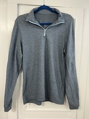 Lululemon Warm Surge Pullover 1/2 Zip Pullover Men’s Size Small Blue Heather