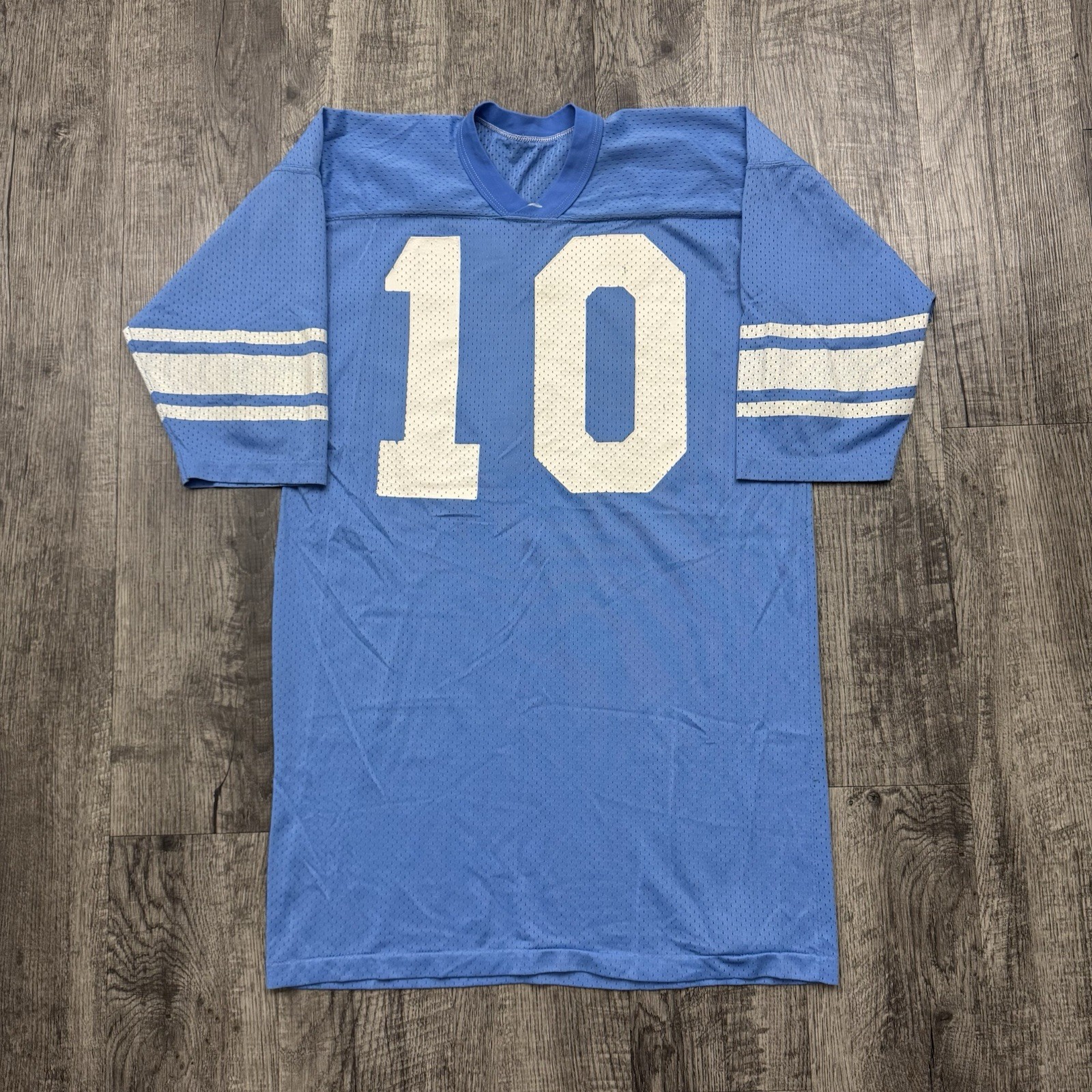 Vintage 70s Russell Athletic Mesh Football Jersey Made in USA L gallery