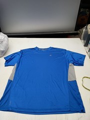 Champion Shirt Men’s 3XL Blue Vapor Power Train Short Sleeve Logo
