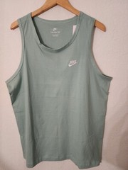 Nike Sportswear EMB Futura Tank Top Size XL Style BQ1260-309 Mineral Cotton Nwt
