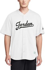 Men’s Nike Air Jordan Flight MVP Baseball Top Casual White FN4663-100 Size XS