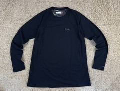 Men’s Black Columbia Thermal Omni-Heat Long Sleeve Sweatshirt Activewear Size XL