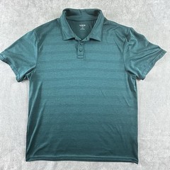 Old Navy Active Polo Shirt Mens Large Short Sleeve 1/4 Button Casual Golf