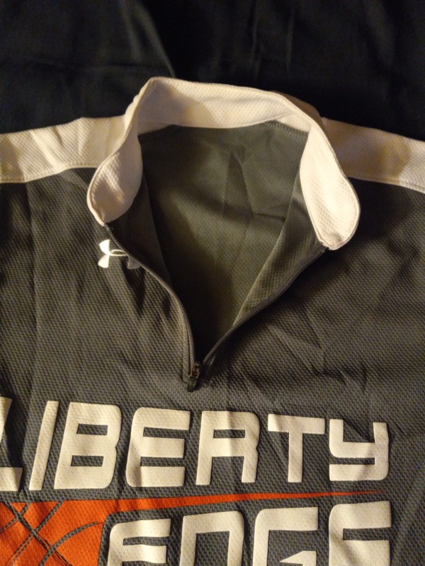Mens - Liberty Edge Florida - 1/4 Zip Under Armor Short Sleeve Shirt SMALL gallery