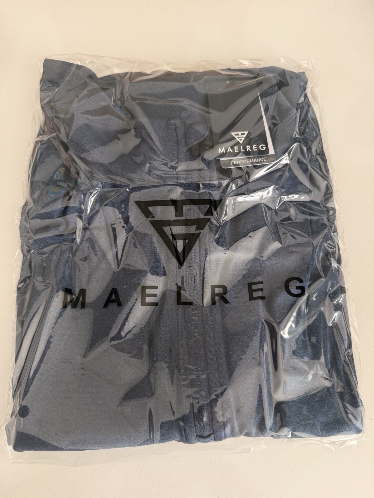 M MAELREG Quarter Zip Pullover Men Moisture Wicking Performance Blue Small gallery