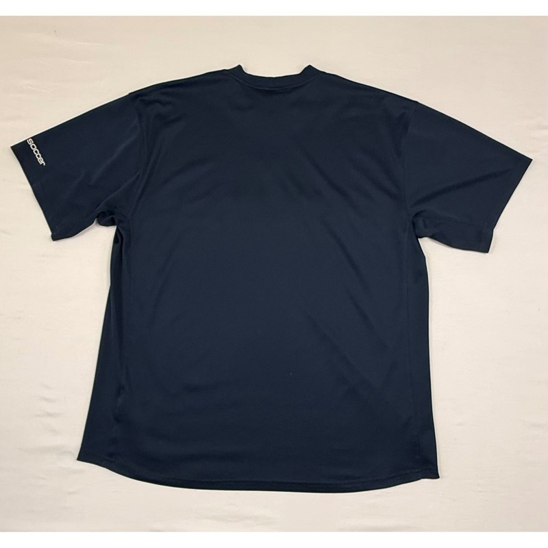 Vtg Nike Soccer Dri-FIT Shirt Mens XL Navy Blue Red Striped Center Shield Logo gallery