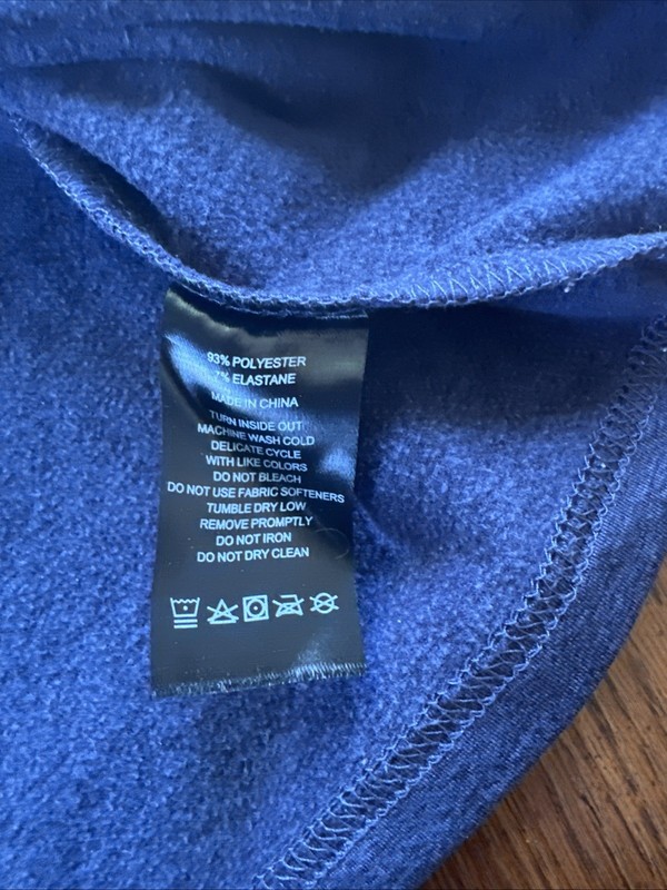 Eddie Bauer Performance Shirt Men’s Small Navy Blue Motion FreeDry Athleisure gallery