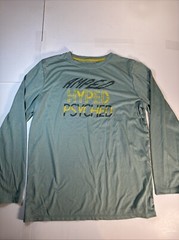 Xersion Train Men’s Long Sleeve Shirt Sz XL 18/20 Dri Fit Hyper Psyched NICE