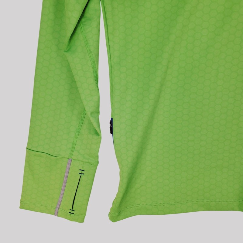 Zoot Mens Green Long Sleeve Performance Pullover With Reflective Details XL gallery