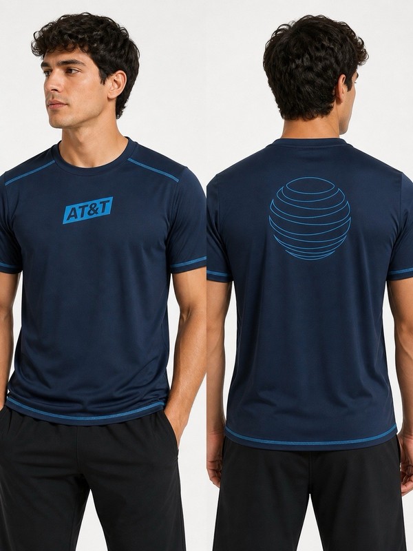 AT&T Athletic Performance Tee Techwear / Athleisure Shirt Streetwear Minimalist gallery