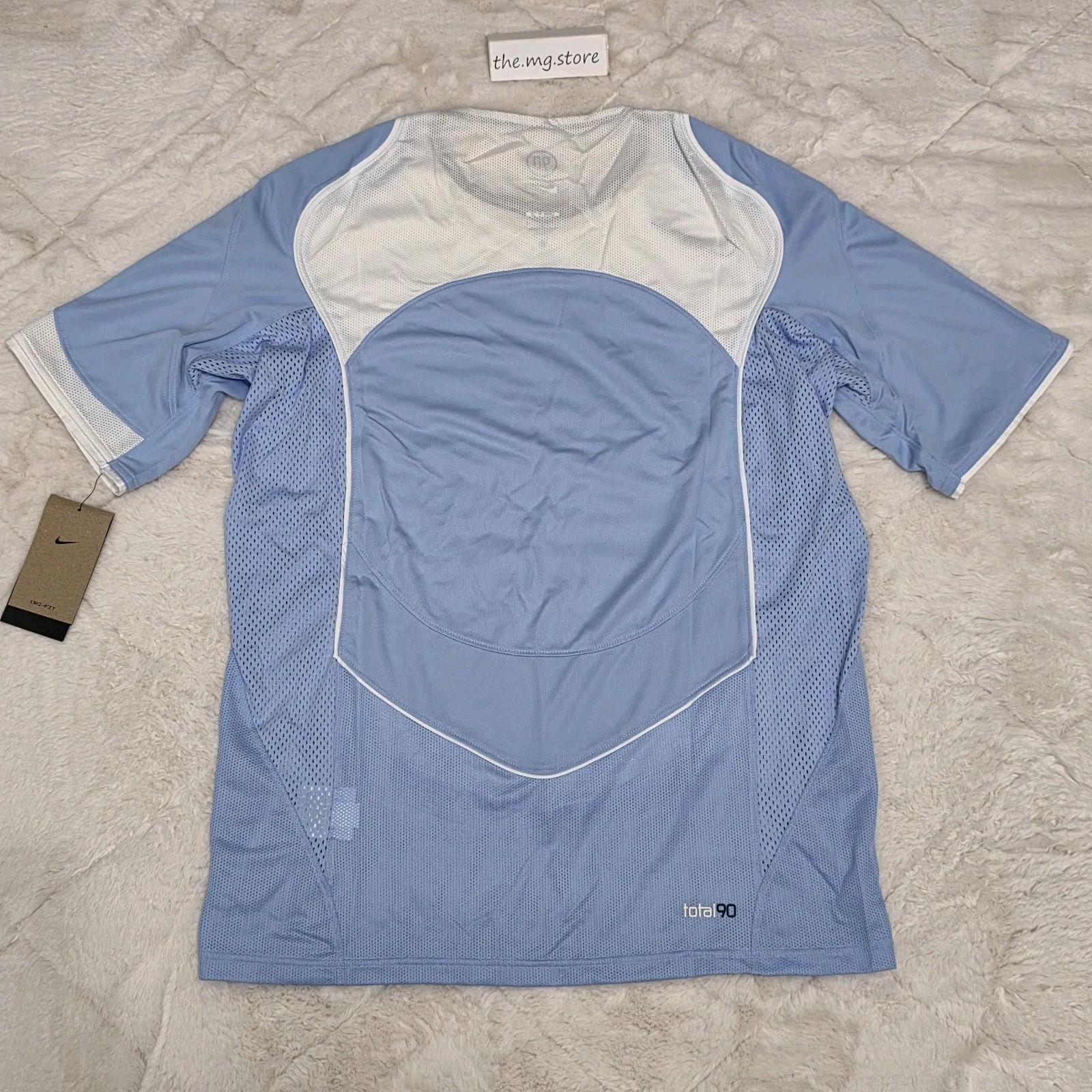Nike Total 90 Dri-Fit Soccer Jersey Blue Loose Fit Men's Sz L HV1178-468 gallery
