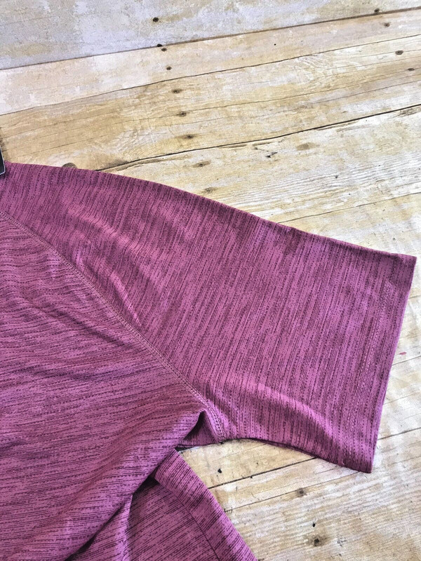 XERSION EVERAIR TRAINING TEE PERFORMANCE SS T SHIRT MARLED PURPLE MENS LT $30 gallery