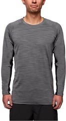 Hang Ten Men’s Long Sleeve Sun Tee Quick Dry UPF 50+,Smoked Pearl Gray, Size M