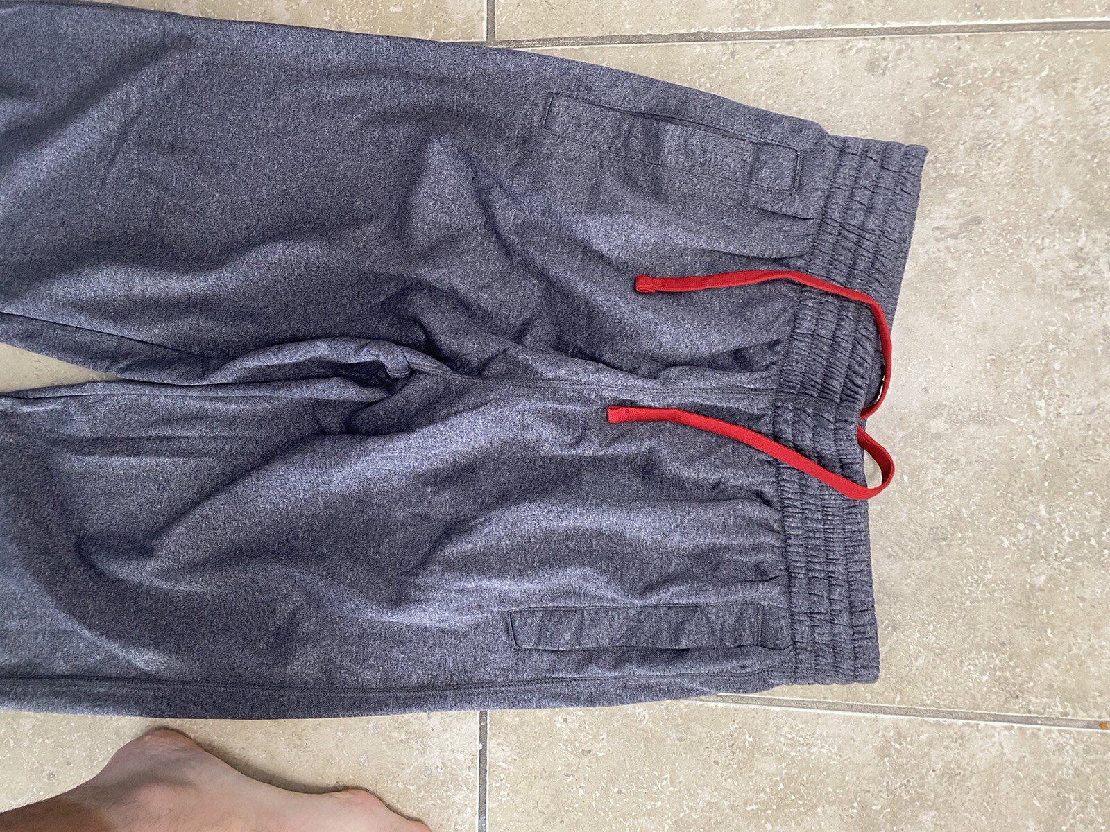 MEN'S GREY RUTGERS SCARLET KNIGHTS SECTION 101 Dri-Fit SWEATPANTS Size M EUC gallery