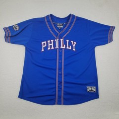 Steve & Barry’s Athletics Philly Baseball Jersey Mens XL Blue City Wide XL