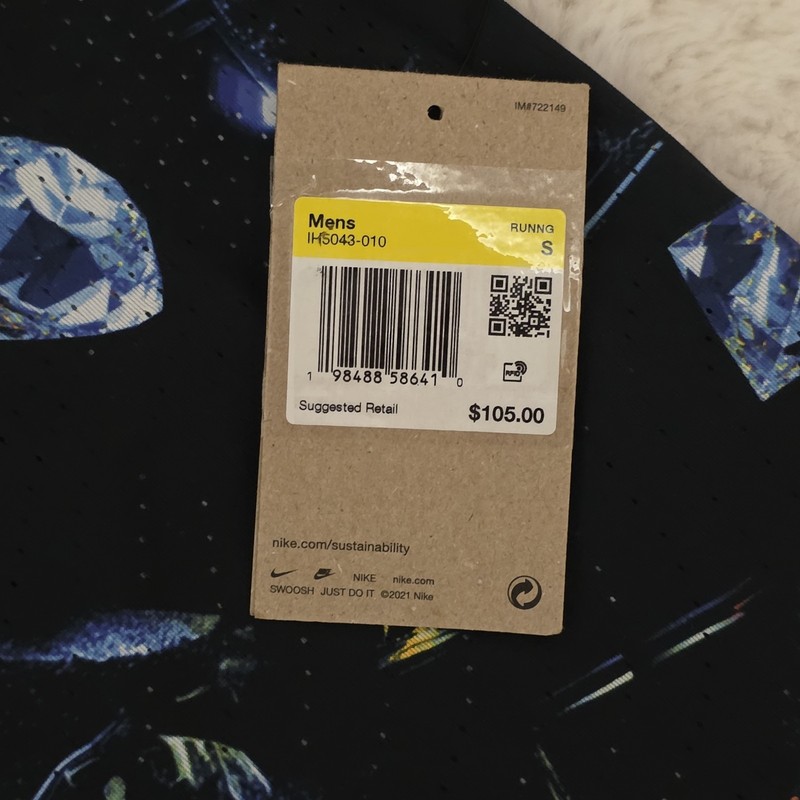 Nike AeroSwift 'Glam' Dri-FIT ADV Running T-Shirt IH5043-010 Men's Sz Small gallery