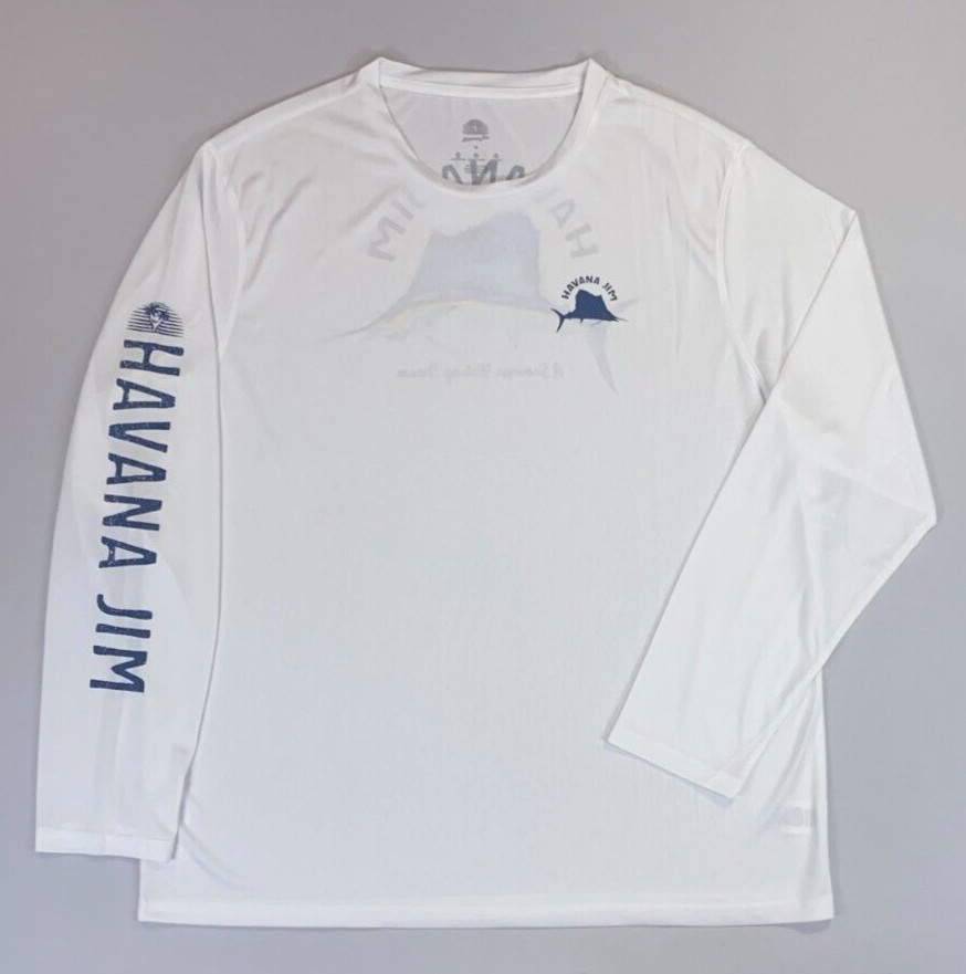 Men's Havana Jim Classic Moisture Wicking UPF Long Sleeve Shirt NEW XL gallery