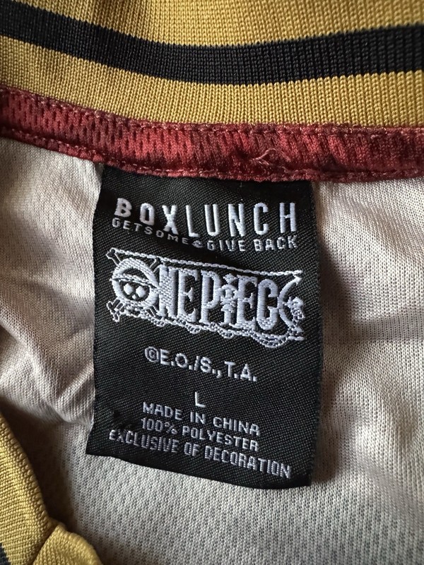 One Piece Straw Hat Crew Monkey D. Luffy Rare Soccer Jersey L BoxLunch gallery