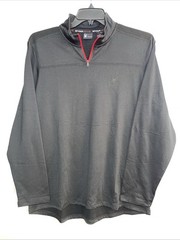 Men’s SPYDER Active 1/4 Zip Pullover 4 Way Stretch Black Logo Size M MSRP $68