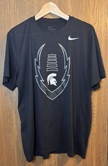 Nike Adult XL T-Shirt Short Sleeve MSU Spartans dri-fit Tee