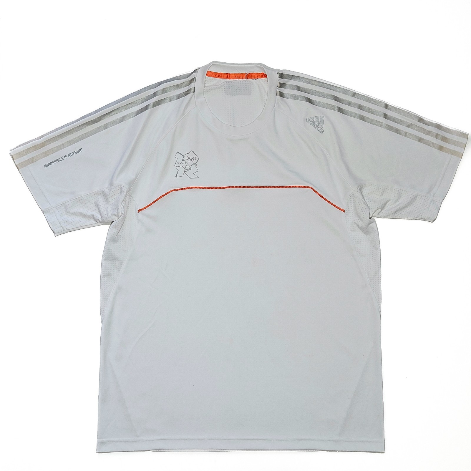 RARE Adidas ClimaCool London Olympic “Impossible Is Nothing” Soccer Jersey Sz L gallery