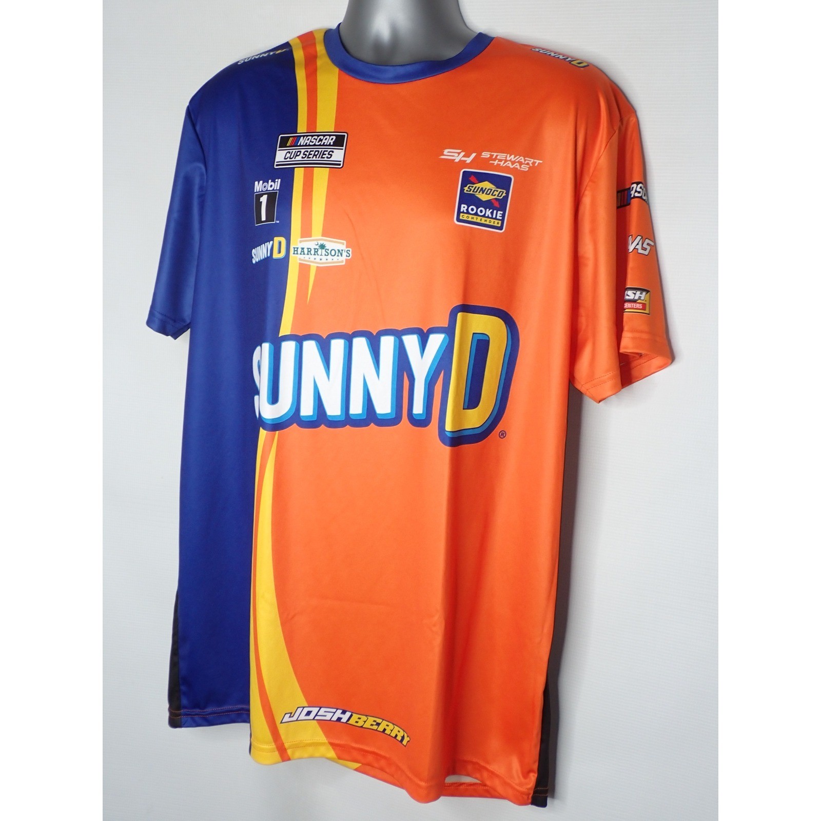 Stewart-Haas Racing Men's NASCAR SunnyD Josh Berry Jersey Shirt XL gallery