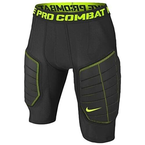 NEW NIKE PRO HYPERSTRONG ELITE COMPRESSION SHORTS BLACK VOLT 618976-010 MENS 2XL gallery