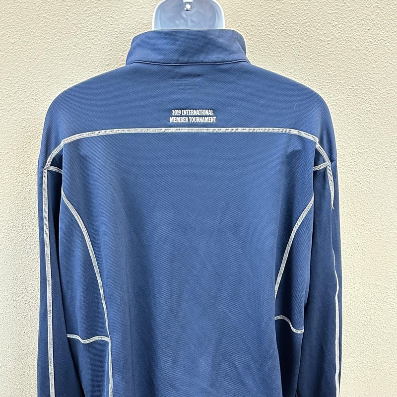 Columbia Omni-Wick Shotgun Pullover Mens 2XL Blue 1/4 Zip Gearhart Golf Links gallery