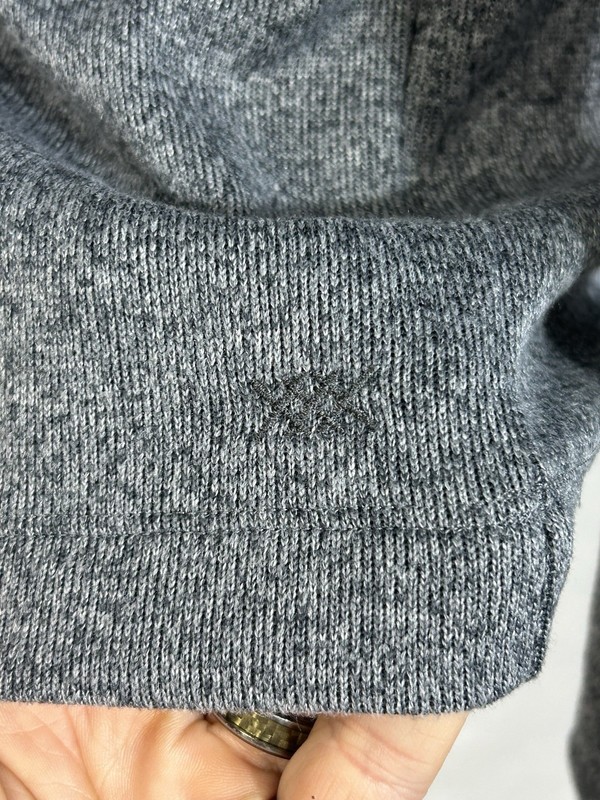 EUC! Rhone Men SMALL 1/4 Zip COMMUTER Pullover Sweater Shirt Gray 100474 golf gallery