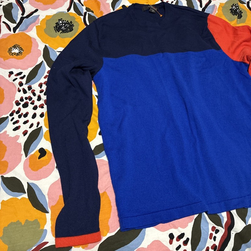 RLX 67Ralph Lauren Long Sleeve Pullover Sz L Multi Color No Returns gallery