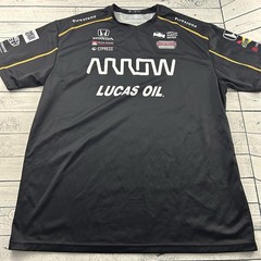 Six Six Indycar Series Arrow Honda Short Sleeve Racing Shirt Men’s 3XL Black