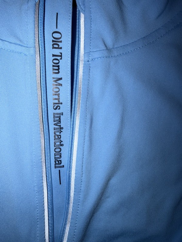 Levelwear Quarter Zip Pullover Men’s Size XL Old Tom Morris Invitational Blue gallery