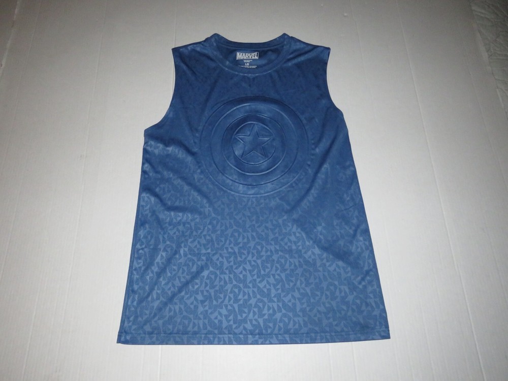 Captain America Marvel Comics Tank Top Size Large Super Hero Avengers