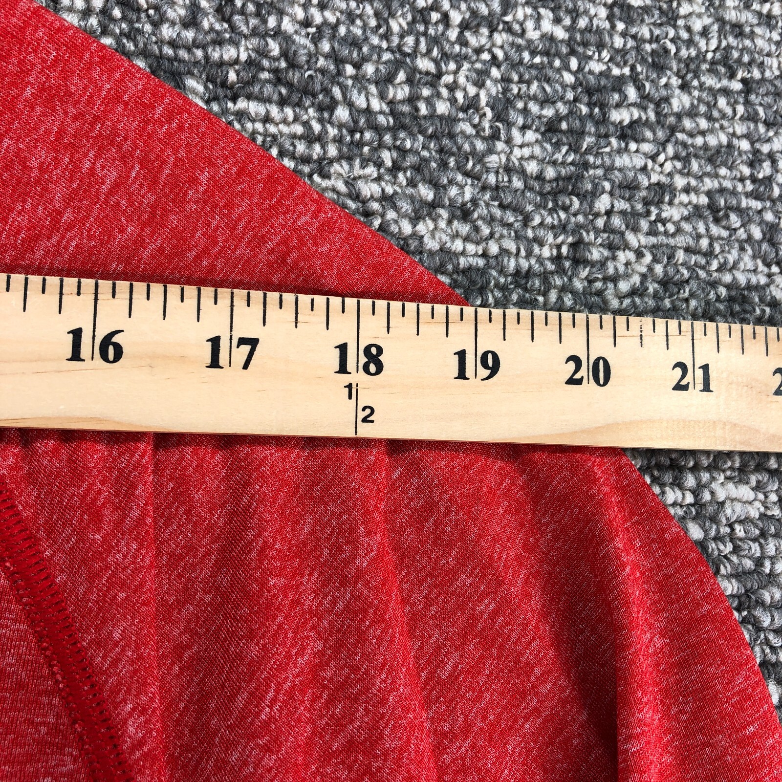 Anvil Performance Activewear T-Shirt Tee Red Mens Sz M Crew Neck Polyester gallery