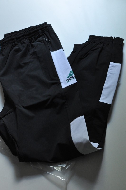 Adidas equipment EQT track pants Mens Large black/white gallery