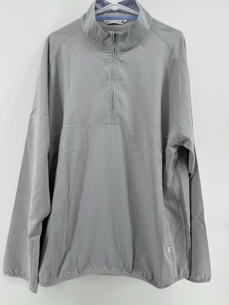 7 Diamonds Oxygenate 1/4 Zip Pullover Size XL Anti-Odor Quick Dry Stretch Drift