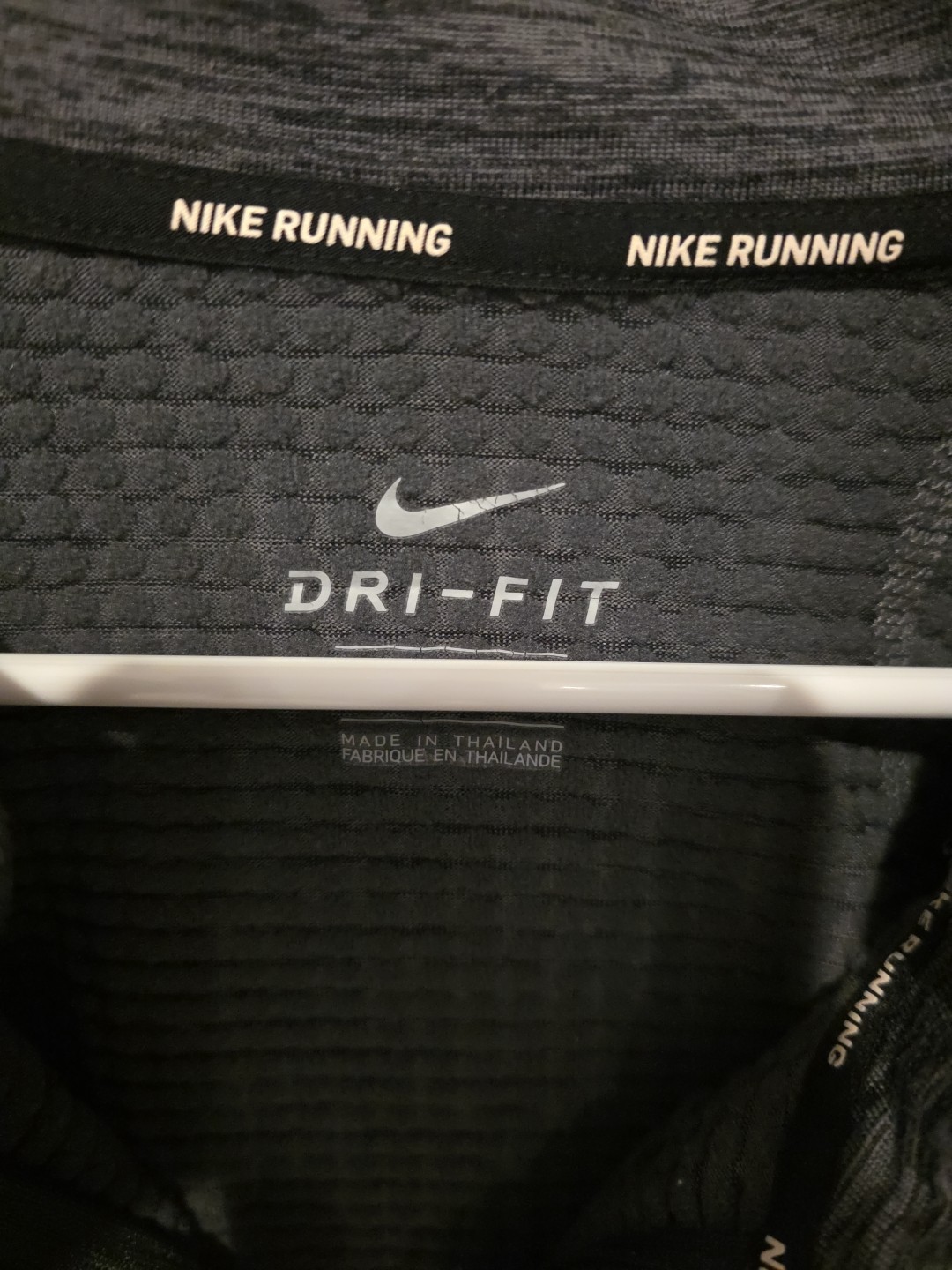 NIKE RUNNING, DRI-FIT….GRAY 1/4 Zip ACTIVEWEAR LONG SLEEVE Xl 23.5×29.5 gallery