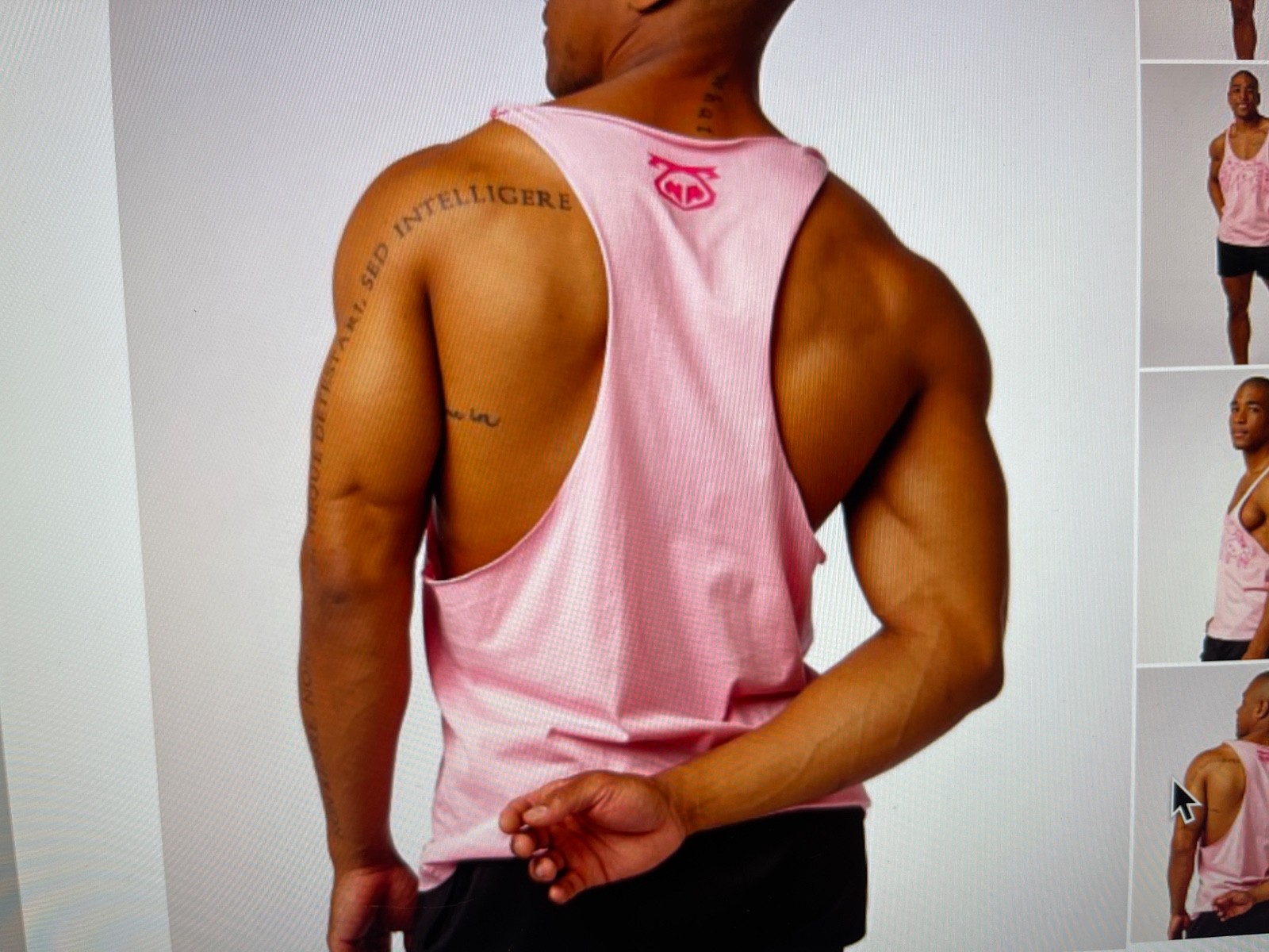 VINTAGE/NWT NASTY PIG... HUMPING PIGS... SKANK TANK TOP PINK /SMALL gallery
