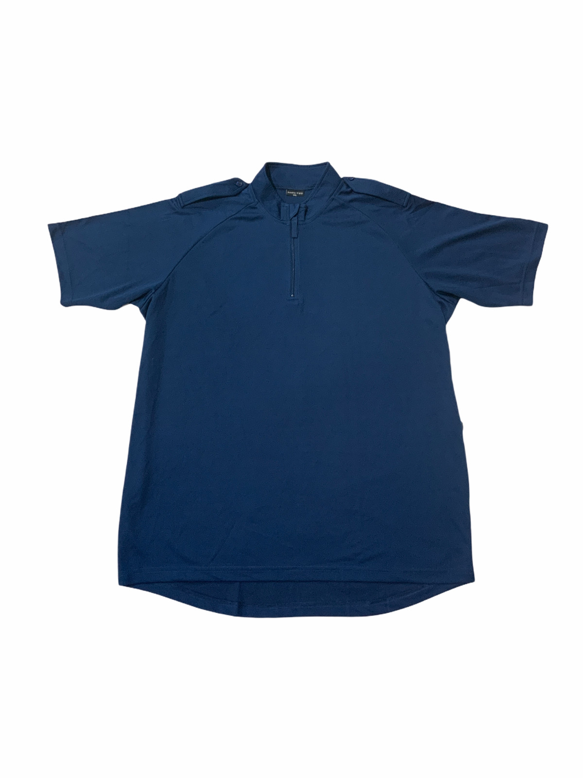 Breathable Wicking Shirt Short Sleeves - Male - Blue With Epaulettes gallery