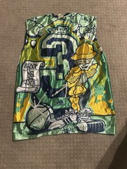 Vintage Adidas Basketball Jersey Size Large Reversible Y2K Sports 90s Colorful