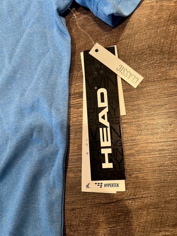 Head Reflective Running Shirts Hypertek Dri-Motion Mens M (X2) Blue gallery