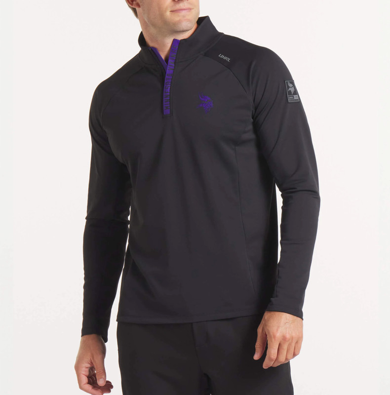 UNRL x Minnesota Vikings Black Highlands Quarter Zip (Size M) ~ NWT ~ Volume 4 gallery
